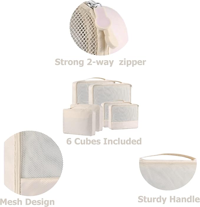 DoubleTrip Packing Cubes for Travel Accessories Luggage Organizer Bag Set Clothes Carry on Suitcase Bags