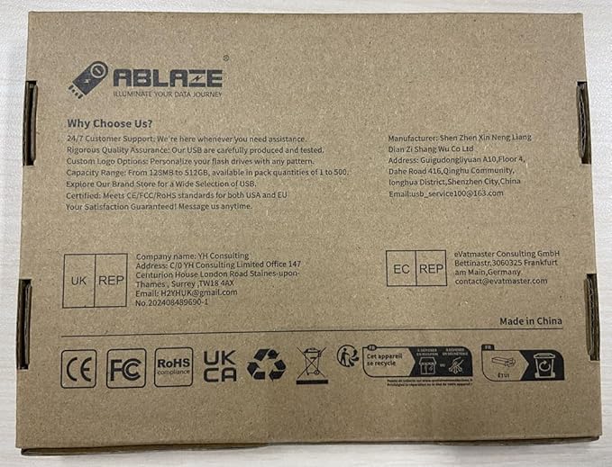 ABLAZE 4GB Flash Drive 10 Pack, USB 2.0 Memory Stick with Lanyards Swivel Thumb Drives Bulk 4GB Pendrive U Disk for Data Storage (Mixcolors)