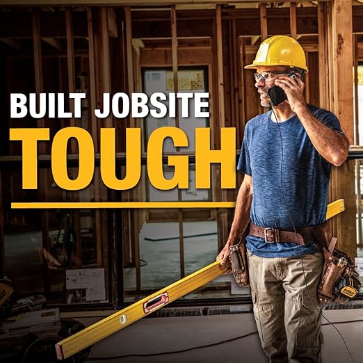 DEWALT Heavy Duty Extra Long USB C Cable (20 ft/6M), Fast 60W Type C Charging Cable, 90Degree Connector TypeC Charger Cord for Oculus Quest, PS5 Controller, Samsung Galaxy, Z Fold/Flip (Charge Only)