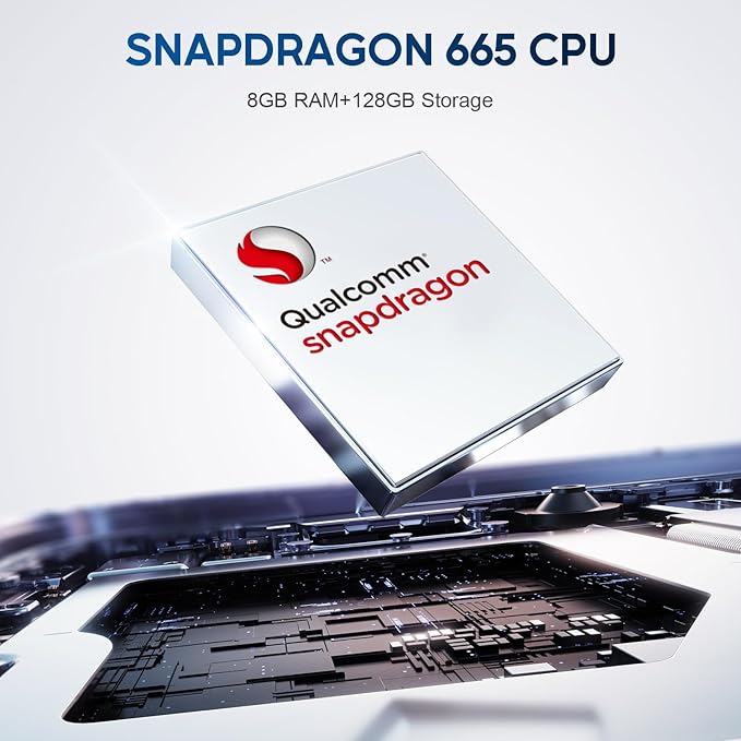 32 Inch 4K Smart Portable TV, Qualcomm Snapdragon 665 CPU, Built-in 20000mAh Battery with 10H Life Time, 8+128GB, Android OS, Rolling Touch Screen Monitor on Wheels, Air Remote Mouse, with 5MP Webcam