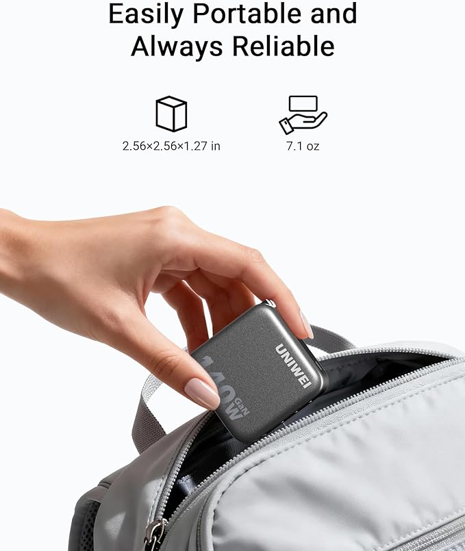 Laptop Charger, 140W MAX USB C Charger, 4-Port Multi-Device Fast Charging, Advanced GaN Power Adapter, for MacBook, iPhone 17/16 Series, Samsung Galaxy, Pixel, and More