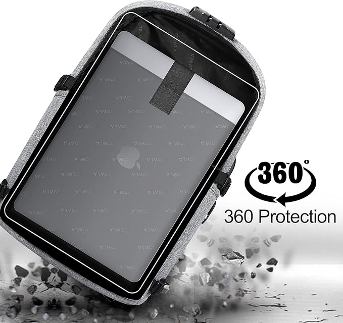 Laptop Backpack for unisex,Anti Theft Water Resistant Travel Work Backpack with USB Charging and Lock 15.6 Inch Computer Bag, Grey