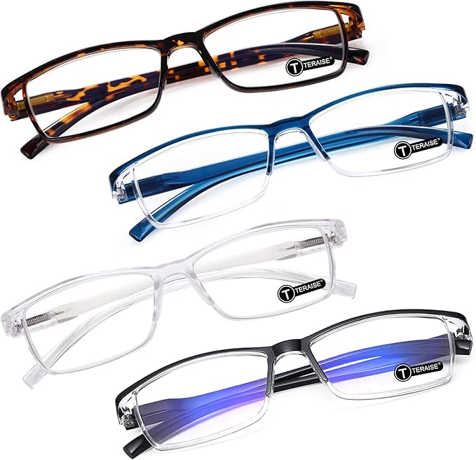 TERAISE Fashion Anti-blue light Reading Glasses Men Women Computer Reader
