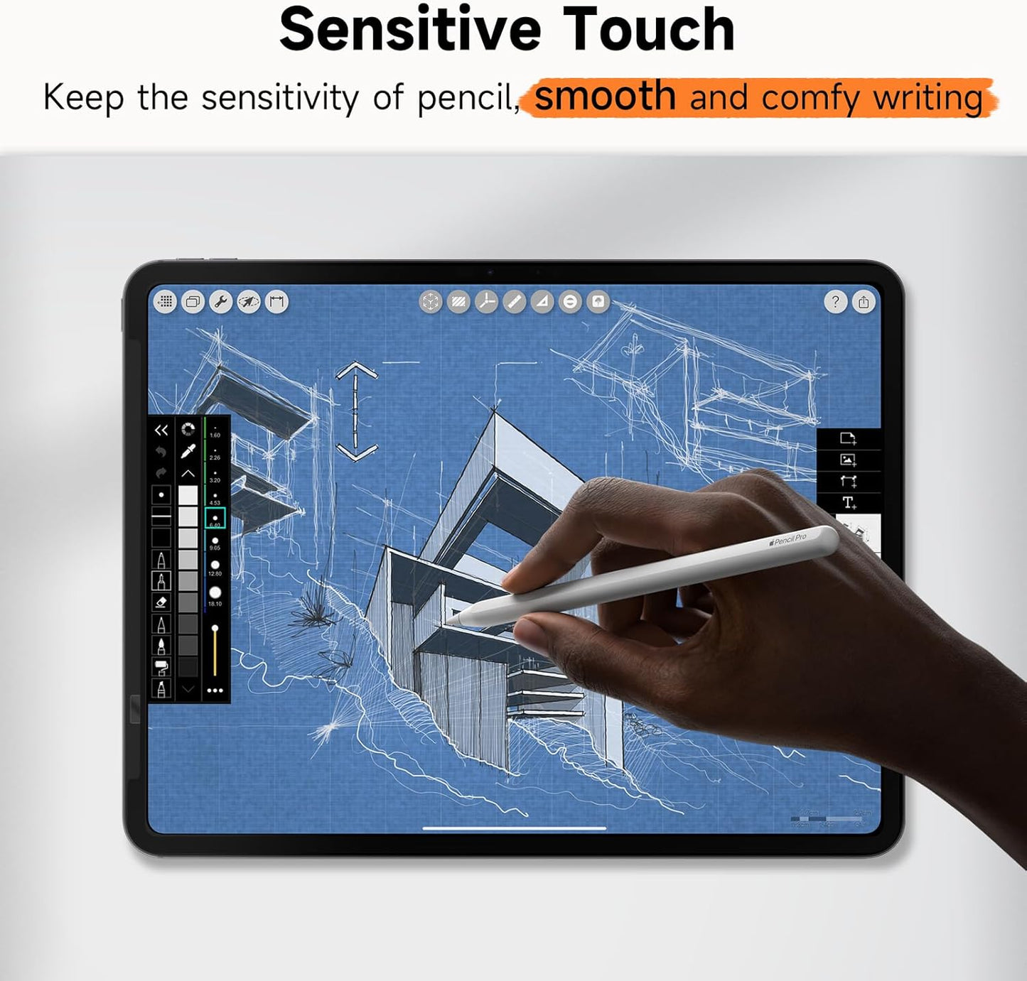 360° Privacy Screen Protector for iPad Mini 6 8.3 2021/ Mini 7 2024 (A17 Pro), Anti Glare Blue Light 4 Way Anti Spy Screen Filter, Magicsuction Protector for 8.3” iPad (Landscape+Portrait Privacy)