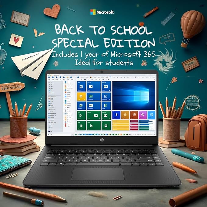 HP Ultrabook, Intel CPU, 4GB RAM, 1.6TB Storage (128GB OnBoard w/ 512GB Portable Drive + 1TB OneDrive), Up to 12 Hours Battery Life, Windows 11 Pro, Willow Green, w/WOWPC 3-in-1 Bundle