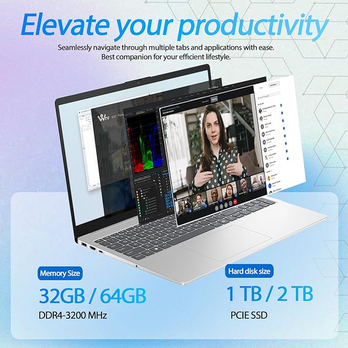 HP Flagship 15.6-inch Touchscreen Laptop Computer - AMD Ryzen 7 7730U • FHD Touch Anti Glare Display • for Business & Student • AI Copilot • WiFi 6 • HD Camera • Win 11 Pro (32GB RAM | 1TB SSD)