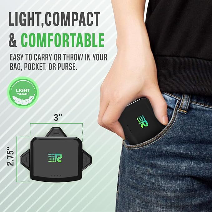 Rush Charge Universal COMET Portable Power Bank – 3200mah, 2.1A High-Speed Fast Charging - Apple Lightning, Type C, Micro-USB Charges 3 Devices at a Time Pre-Charged Compatible with iPhone 17 16 15 14