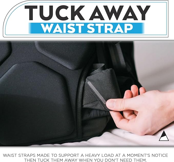 NOMATIC Navigator Travel Backpack - 32L Backpack with Laptop Compartment and 9L Built-In Expansion - Anti-Theft Carry-On Backpack for Travel - Water Resistant Travel Pack (Black)