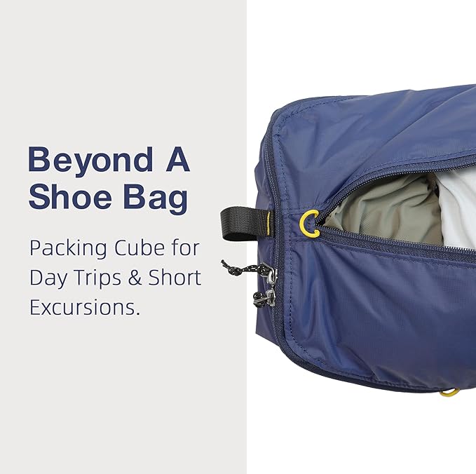 Ultralight Travel Shoe Bag 15L, Fits 2 Pairs Shoes, Large Water-Resistant Packing Cube.