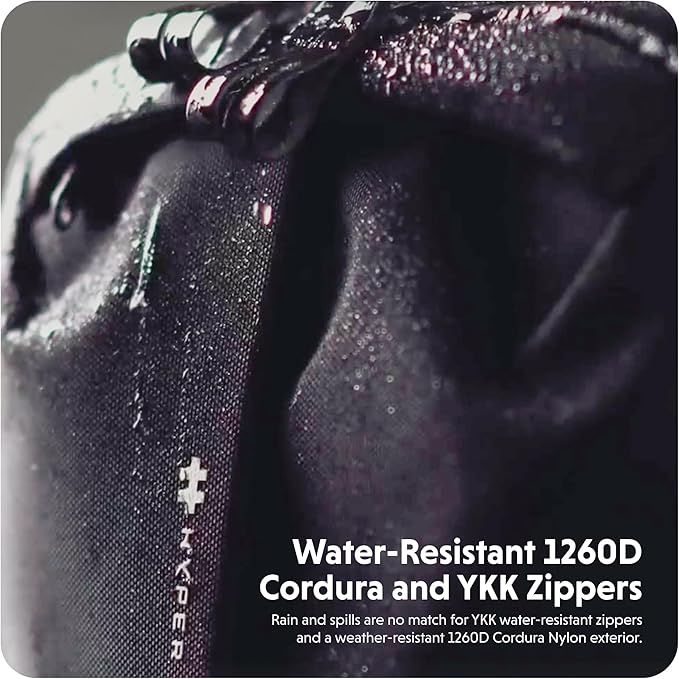 HyperPack Pro 22L Slim Travel Backpack with 'Find My' Compatibility - Fits up to 16” Laptop. Anti Theft w/RFID Protective Pocket.