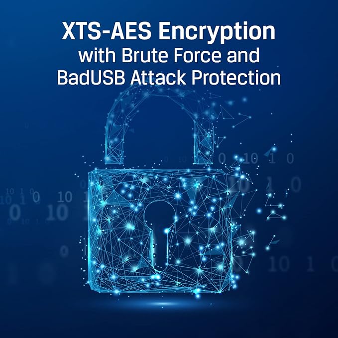 Kingston Ironkey Locker+ 50 32GB Encrypted USB Flash Drive | USB 3.2 Gen 1 | XTS-AES Protection | Multi-Password Security Options | Automatic Cloud Backup | Metal Casing | IKLP50/32GB,Silver