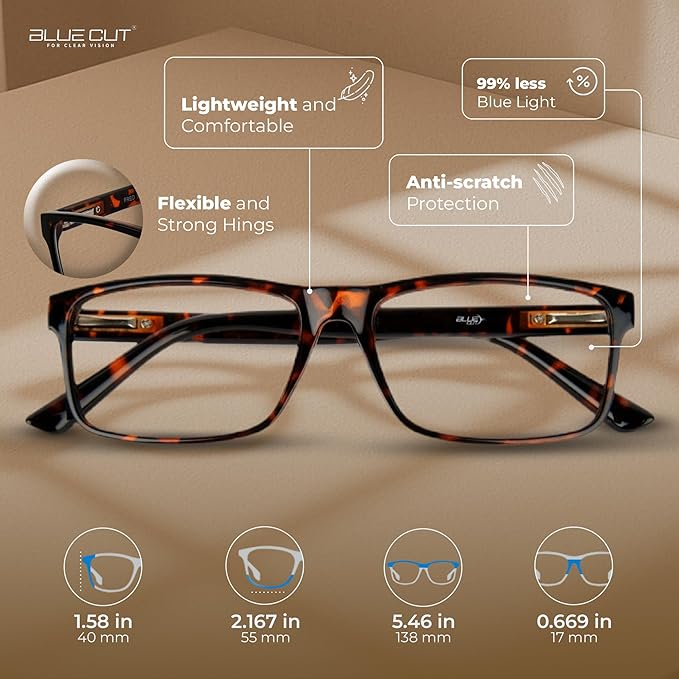 Blue Light Blocking Glasses For Men/Women Anti-Fatigue Computer Monitor Gaming Glasses Reduce Eye Strain Game Glasses