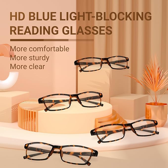 TERAISE Fashion Anti-blue light Reading Glasses Men Women Computer Reader
