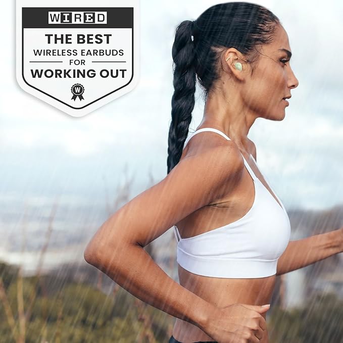 Back Bay Audio Tempo 30 Wireless Earbuds for Small Ears - Award-Winning Sound, Sweatproof Bluetooth Earbuds, Comfortable Ear Buds for Women, Green Earphones Small Ear Canals, Long Battery Headphones