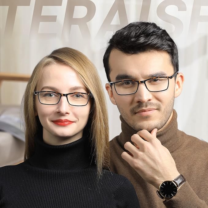 TERAISE Fashion Anti-blue light Reading Glasses Men Women Computer Reader