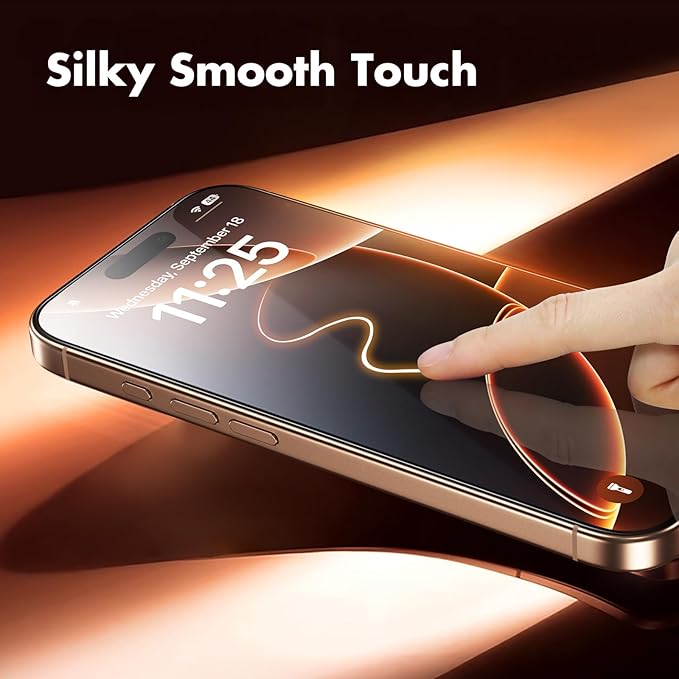 UNBREAKcable 3-Pack Screen Protector for iPhone 16 Pro, Double Shatterproof Tempered Glass [Easy Installation Frame] [9H Hardness] [99.99% HD Clear] [Case Friendly] for iPhone 6.3 inch