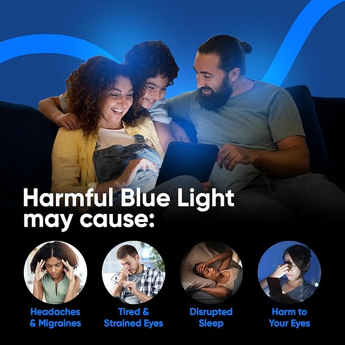 Ocushield Anti Blue Light Tempered Glass Screen Protector for iPhone 11 Pro Max | iPhone XS Max - Protect Your Eyes, Reduce Migraines & Improve Sleep