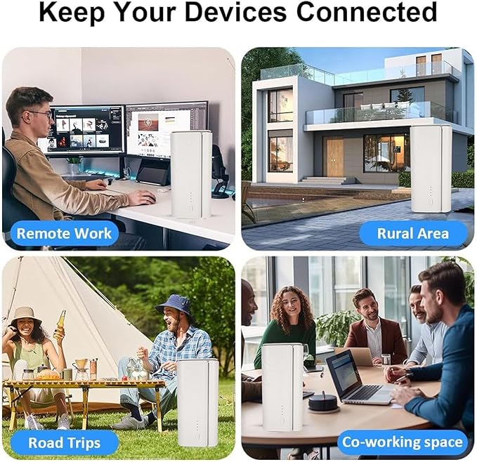 Zopsc 5G CPE Router with SIM Card Slot, NSA SA WiFi 6 4.67Gbps High Speed Dual Band Indoor Outdoor Router, 5G Portable Mobile Hotspot Device Built in Antennas, Plug and Play (US Plug)