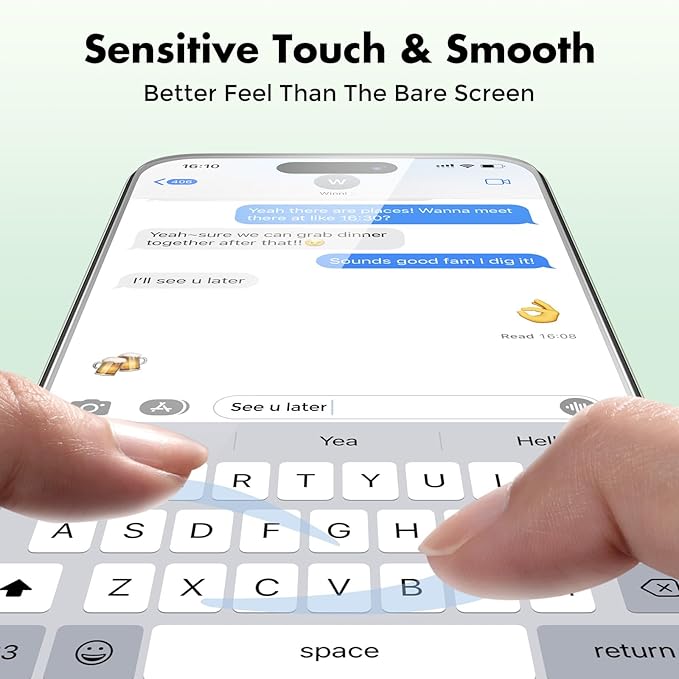 UNBREAKcable 3-Pack Screen Protector for iPhone 15 Plus, Double Shatterproof Tempered Glass [Easy Installation Frame] [9H Hardness] [99.99% HD Clear] [Case Friendly] for iPhone 6.7 inch