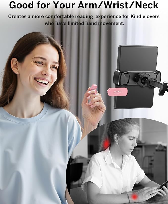 [Case-Friendly] Remote Control Page Turner Ring for Kindle Paperwhite Oasis Scribe Kobo eReaders, Camera Camcorder Remote Controls, Page Turner Clicker for iPhone ipad Tablets with Storage Bag