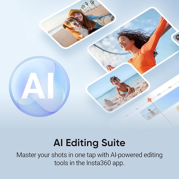 Insta360 Flow 2 Pro Magnetic Mount Bundle - Foldable AI Phone Gimbal, Track in 200+ iOS Apps, Multi-Person & 360 Pan Tracking, Built-in Tripod/Selfie Stick, iPhone/Android Stabilizer