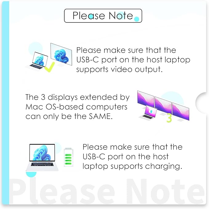 WAVLINK USB C Docking Station 3 Monitor with 100W PD, USB-C Laptop Dock Triple Display for Dell Hp Lenovo Windows, Type C Adapter Hub - Dual HDMI, DisplayPort, Ethernet, 4 USB3.0, SD/TF Slot, Audio