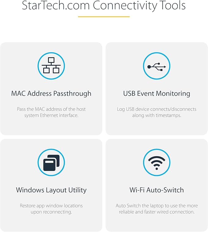StarTech.com Dual-Laptop USB-C KVM Docking Station, Dual Monitor 4K 60Hz DisplayPort Dock, 5-Port USB Hub, GbE, 90W/45W Power Delivery to Two Laptops, Windows/Mac, 2-Host KVM Dock, TAA