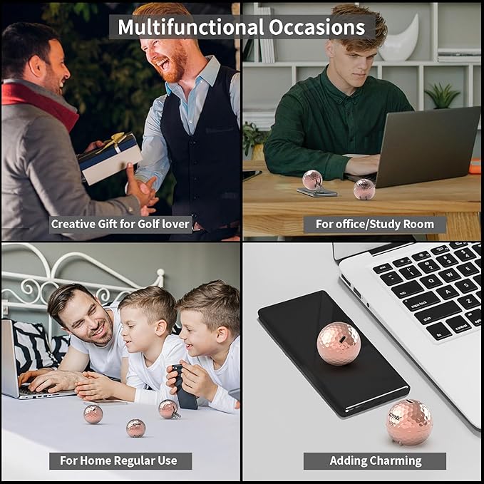 USB C Charger Block 20W，Creative Golf Ball Type C Wall Charger，GaN III Power Adapter with UL Certified，Fast Charging for iPhone 16/15 Series, Galaxy, Google Pixel,iPad,AirPods