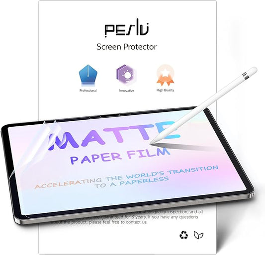 2 Pack Like Paper Screen Protector for iPad Pro 13 Inch 7th (2024, M4), Matte Anti Glare PET Film/Blue Light Filter Eye Protection Cover/Drawing & Writing Feel Like on Paper