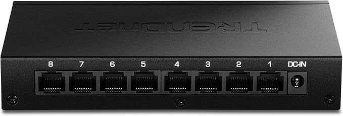 TRENDnet 8-Port 2.5Gb Switch, TEG-S381, 8 x 2.5G RJ45 Ports, 40Gbps Switching Capacity, NDAA + TAA Compliant, Ethernet Splitter, for Game Console, NAS, PC, Lifetime Protection