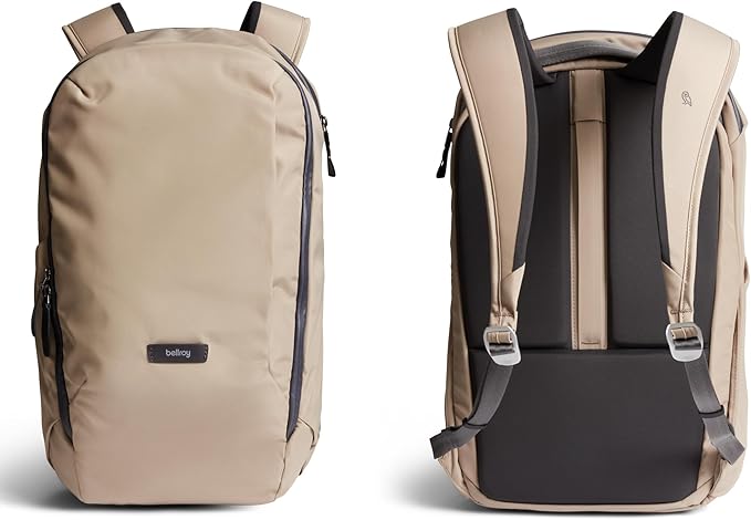 Bellroy Transit Workpack Second Edition (20L, fits 16” laptops, tech, gym gear, water bottle, daily essentials)- Stone
