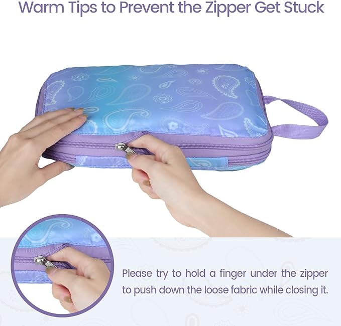 Cambond Compression Packing Cubes for Travel Women - Travel Bags Luggage Organizers Travel Essentials Compression Cubes for Travel Carry on Suitcases Organizer