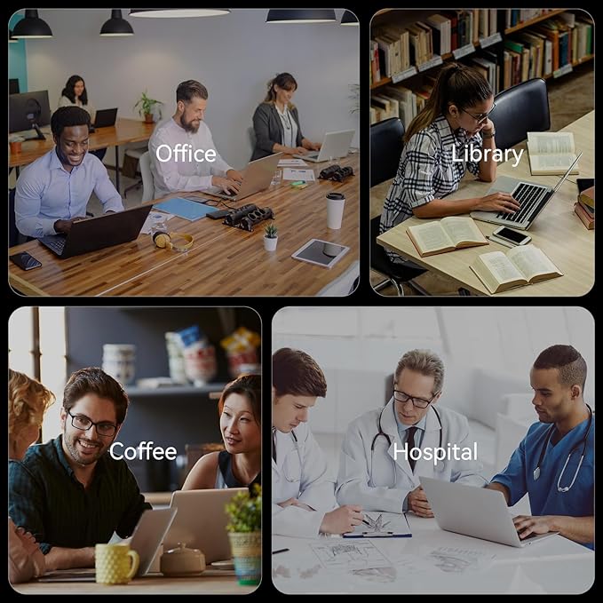 Magnetic Laptop Privacy Screen 13.3 Inch for 16:9 Computer Monitor Anti-Glare Blue Light Monitor Protector, Removable 13.3in Film for Lenovo HP Acer Asus Thinkpad Envy Xps