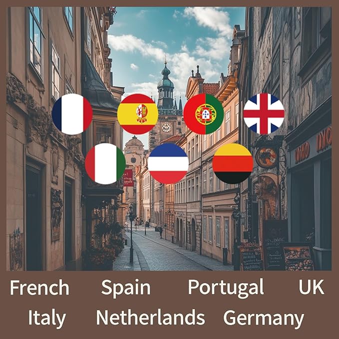 Europe eSIM Card: 2GB/Daily High-Speed Data, 15 Days Prepaid Plan for 7 Countries, Hotspot Support | Ideal for Travel UK, France, Germany, Italy & More No Contract, No SIM Card,No Voice Call, No SMS