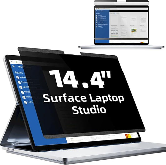 Mamol Magnetic Privacy Screen for 14.4 inch Microsoft Surface Laptop Studio, Removable Anti Spy Glare Blue Light Filter, Surface Laptop Studio 2/1 Privacy Screen Protector 14 in