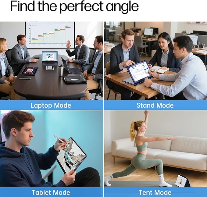 HP Omnibook X Flip 2 in 1 14’’ 2K Touchscreen Laptop, Convertible Laptop 16GB DDR5 RAM 1TB SSD, Intel Core Ultra 5 226V, Intel Arc GPU, Thunderbolt 4, Windows 11, 1 Year Office 365 with Microsoft Pen