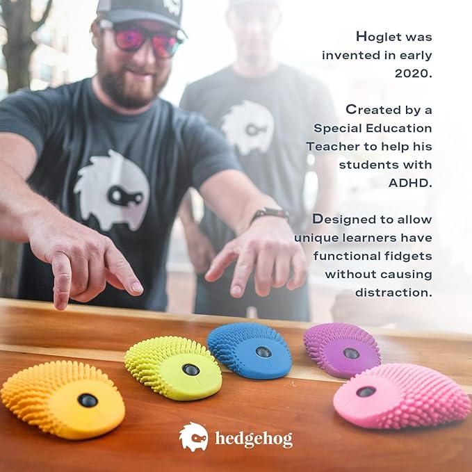 HedgeHog Health Hoglet Wireless Computer Mouse – Cute, Functional, and Tactile Fidget Tool. Combines Stress Relief with Comfort and Style, Perfect for Enhancing Focus and Productivity.