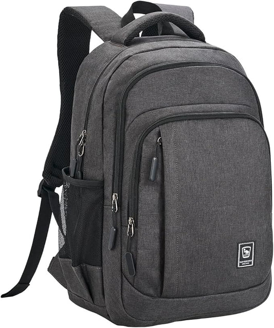 Laptop Backpack for Men Travel Backpack Water-Resistant 17.3 Inch Computer Backpack Work Business Black