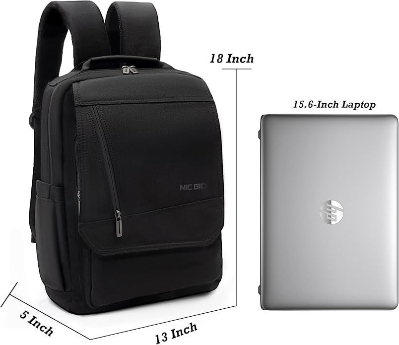 NICGID Sling Bags Chest Shoulder Backpacks, 12.5'' 13.3'' 14.1'' 15.6''Laptop Backpack Crossbody Messenger Bag Travel Outdoor