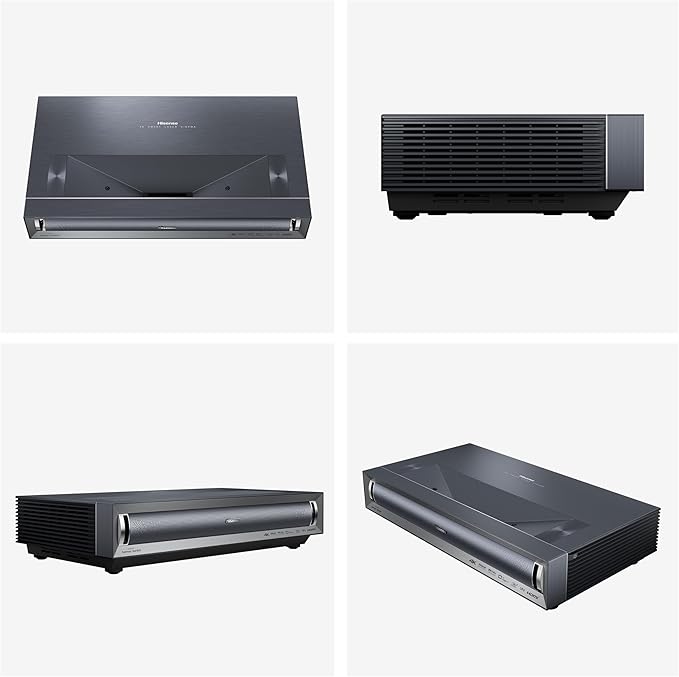 Hisense PX3-PRO Ultra Short Throw Triple Laser Projector, 4K UHD, 80” – 150”, 3,000 Lumens, 3000:1 Contrast, Dolby Vision & Atmos, IMAX Enhanced, 240 High Refresh Rate, Google TV, Designed for Xbox