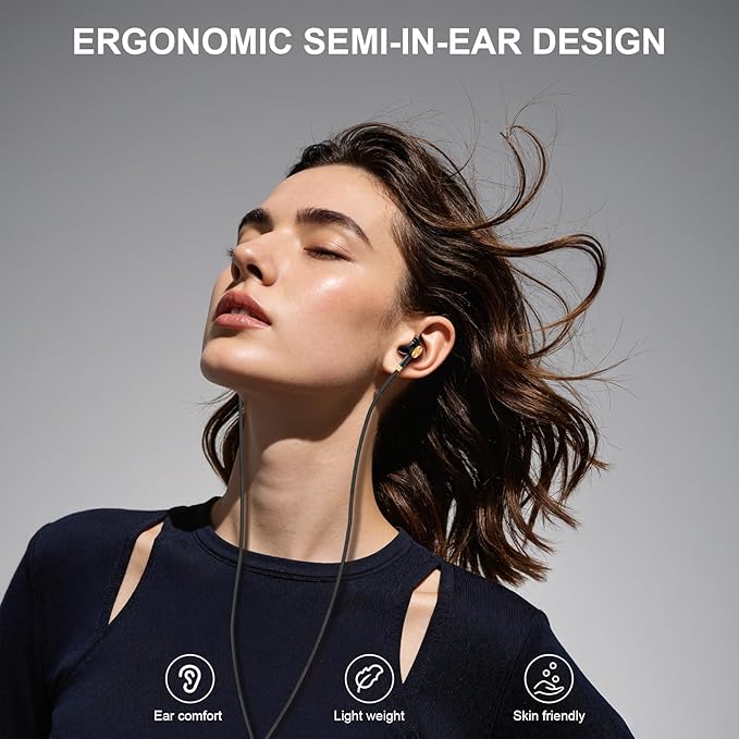 USB C Headphones Earbuds 3 Pack - USB C Earphones Noise Isolating, in-Ear Type C Ear Buds Wired with Microphone Heavy Bass Compatible with Phones, Android and Other Interfaces (Type C)