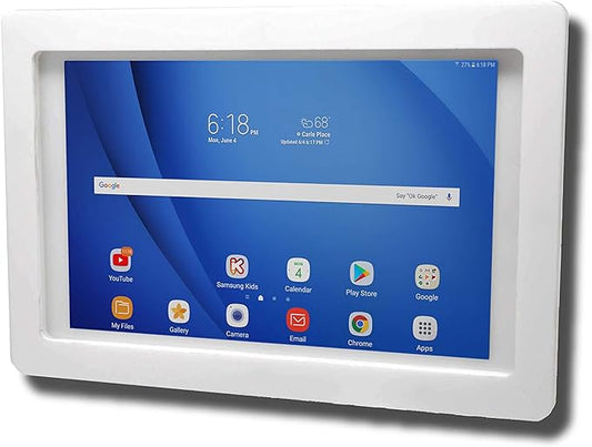 TABcare Security Anti-Theft Acrylic VESA Enclosure for Samsung Galaxy TAB S6 Lite 10.4 with Wall Mount Kit (Clear, TAB S6 Lite 10.4)