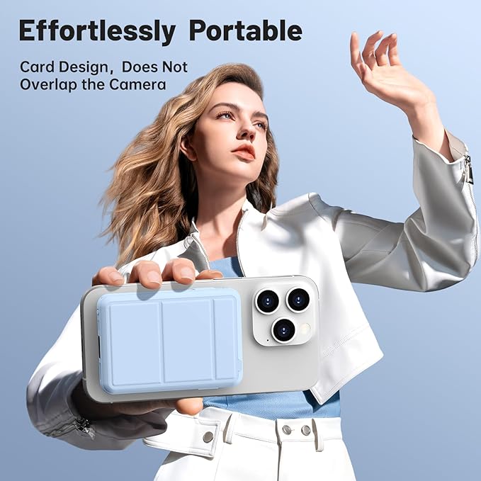 Azmuth for Magsafe Battery Pack, 10000mAh Magnetic Power Bank 22.5W PD Fast Charging with LED Display Wireless Portable Charger for Magsafe with Stand for iPhone 17/16/15/14/13/12/Pro/Pro Max