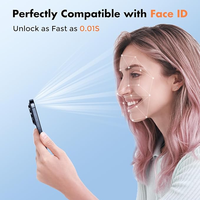 UNBREAKcable Shatterproof Tempered Glass Screen Protector for iPhone 15 Pro Max [3-Pack][Easy Installation Frame] [9H Hardness] [99.99% HD Clear] [Bubble Free] for Apple 6.7”