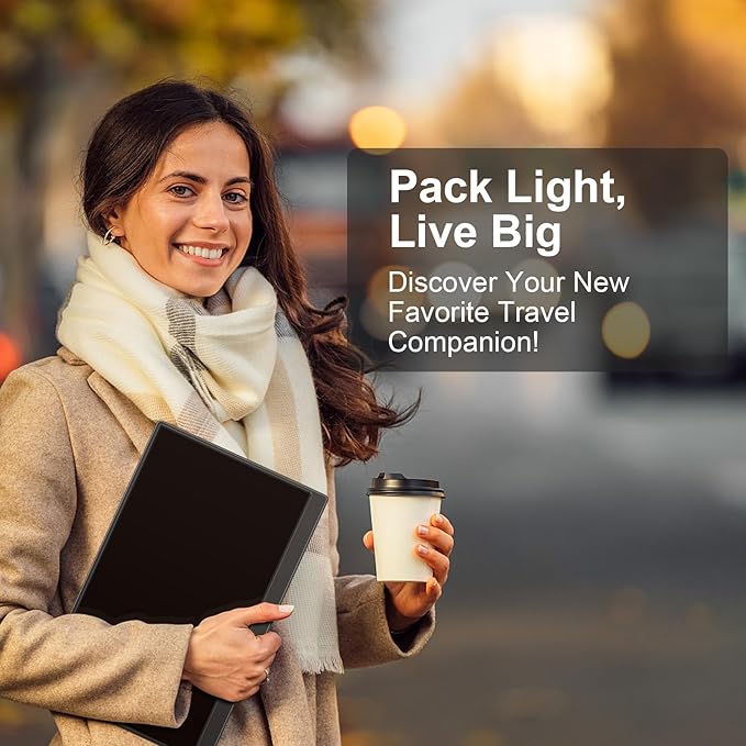 Portable Monitor 15.6-inch FHD 1080P Ultra-Slim Travel External Monitor HDR IPS Gaming Display with Kickstand &Speakers USB-C HDMI Plug&Play，for Laptop PC Phone PS4/5 Xbox Switch