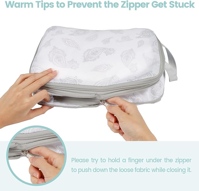 Cambond Compression Packing Cubes for Travel Women - Travel Bags Luggage Organizers Travel Essentials Compression Cubes for Travel Carry on Suitcases Organizer