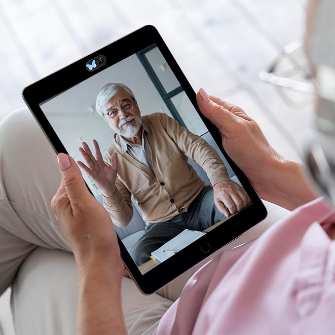 6 Pcs Webcam Cover Slide Butterfly Design Ultra-Thin Laptop Camera Cover Slide Web Cam Privacy Blocker for Laptop Desktop Computer Smartphone Tablet to Protect Your Privacy and Security