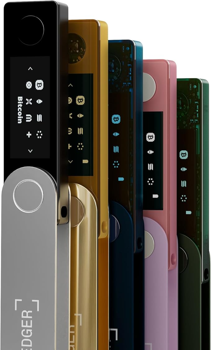 Ledger Nano X - Secure and manage your crypto & NFTs on-the-go with our Bluetooth-enabled hardware wallet (Pastel Pink)