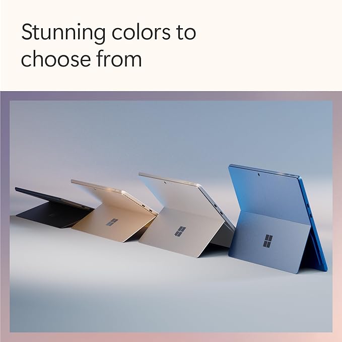 Microsoft Surface Pro 2-in-1 Laptop/Tablet (2024), Windows 11 Copilot+ PC, 13" Touchscreen Display, Snapdragon X Plus (10 Core), 16GB RAM, 512GB Storage, Sapphire
