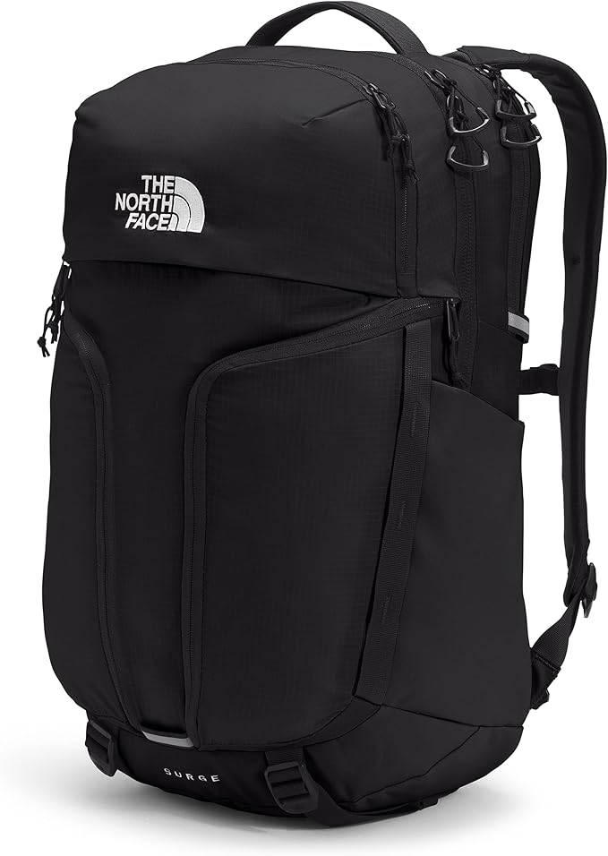The North Face Surge Commuter Laptop Backpack, TNF Black/TNF Black, One Size